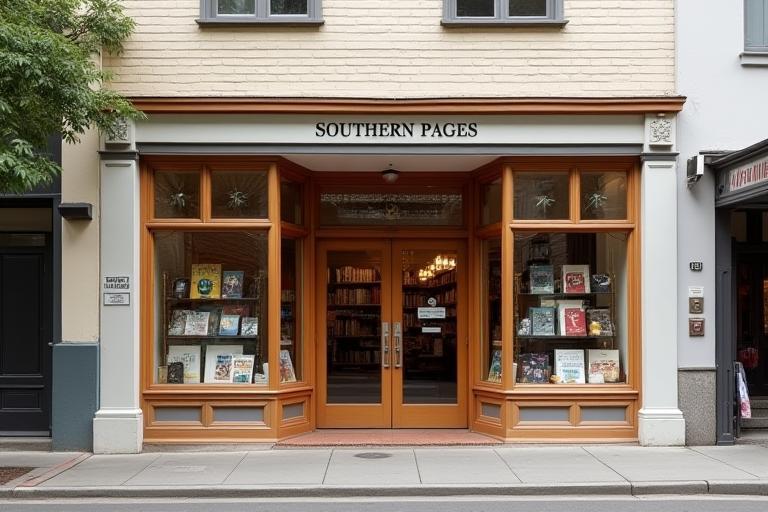 Exterior of Southern Pages Bookshop on Chapel Street