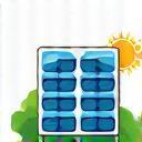 Solar panel icon